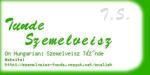 tunde szemelveisz business card